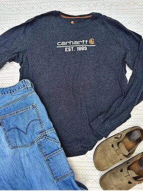 Carhartt Dark Gray Long Sleeve Tee
